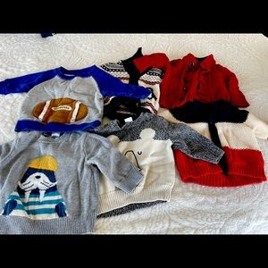 Lot of 6-12 month boys sweaters
